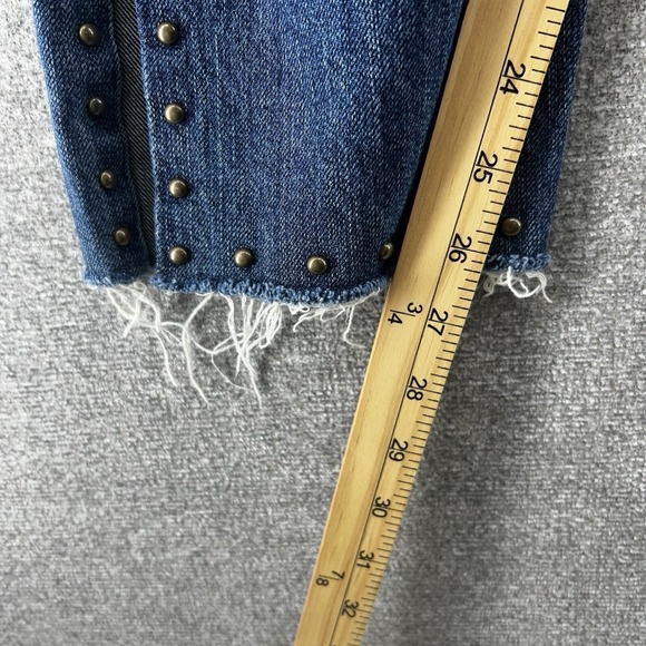 Citizen of Humanity Liya Jeans Women 31 High Rise Classi Fit Crop Blue Denim USA - Picture 10 of 15